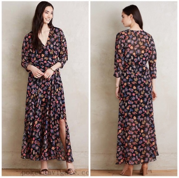 Anthropologie Dresses & Skirts - Anthro HD in Paris varina floral asymmetric dress